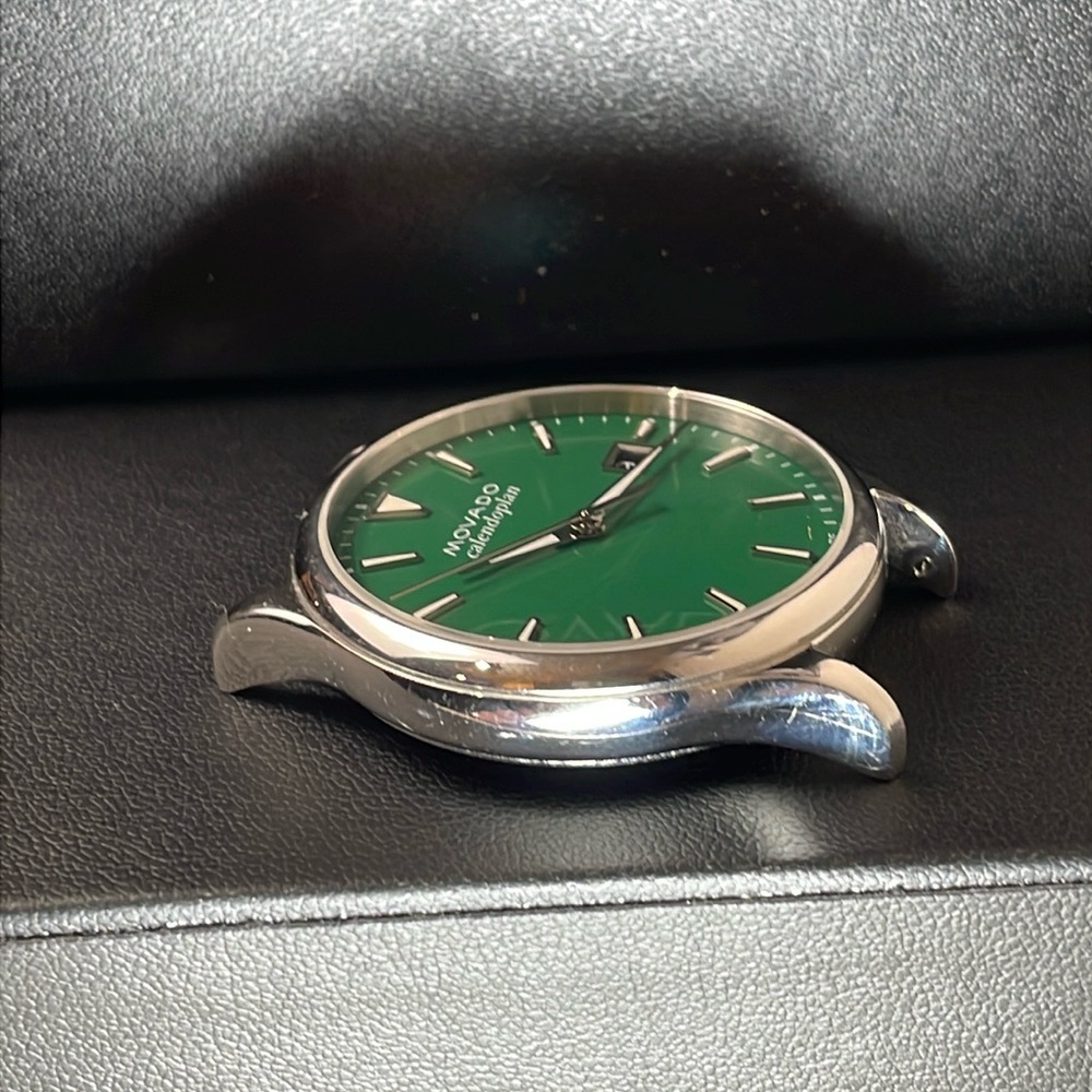 Movado Heritage Quartz Green Dial 40mm Men's Watch - Picture 9 of 11